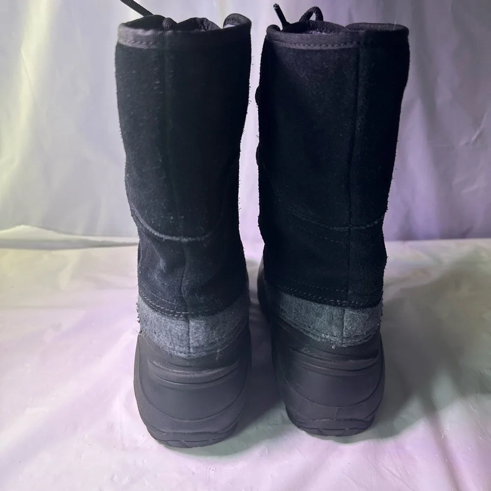 The North Face Black and Gray Winter Boots